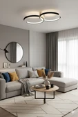 Hol,Antre,Yatak odası,Çocuk Odası İçin C Modern Ledli Avize - 4