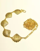 Monalisa Home Sarı Renk Altın Görünümlü Figürlü Bel Zinciri - 1