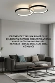 Hol,Antre,Yatak odası,Çocuk Odası İçin C Modern Ledli Avize - 6
