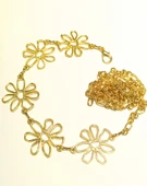 Monalisa Home Sarı Renk Altın Görünümlü Figürlü Bel Zinciri - 1