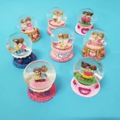 Işıklı Mini Kar Küreleri Dekoratif Hediyelik - 2