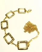 Monalisa Home Sarı Renk Altın Görünümlü Figürlü Bel Zinciri - 1