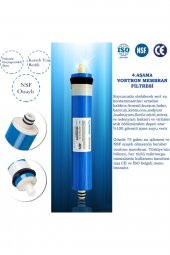 Kapalı Kasa 12 Inç Su Arıtma Cihazı Filtresi 6 Aşamalı Inline Filtre Seti (Nsf Vontron Membran) - 5