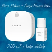 Carpex Micro Basic Beyaz Koku Makinesi + 50 ml Ginger Flowers Kartuş thumbnail 1