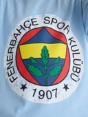 Fenerbahçe Orijinal Lisanslı Lazer Baskılı Renkli Logo Sıfır Yaka Çocuk T-Shirt - 5
