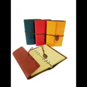 Yaprak Desenli Hatıra Defteri Dekoratif Hediyelik - 1