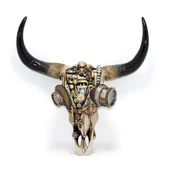 Polyester Bufalo Kafası Duvara Asmalı thumbnail 1