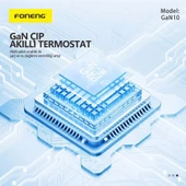 Foneng GaN10 65W 2xType-C 1x USB 3 Girişli Type-C to Type-C Kablo Set - 4