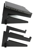 Ayarlanabilir Kademeli Ahşap Laptop Standı Notebook Yükseltici Macbook Tutucu 13" 14" 15" 16" 17" - 5