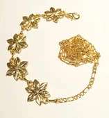 Monalisa Home Sarı Renk Altın Görünümlü Figürlü Bel Zinciri - 1