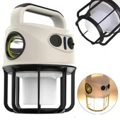 Powermaster Ch-22025 Çift Işıklı Kamp Lambası El Feneri Powerbank Özellikli (gün Işığı - Beyaz) - 1