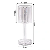 Powermaster Ha-1788 Dekoratif Rgb Led'li Ambiyans Masa Gece Lambası Şarjlı Dokunmatik Tuşlu - 2