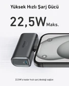 Anker Nano Powerbank 5000 mh 22.5W USB-C- Mavi -A1653 thumbnail 3