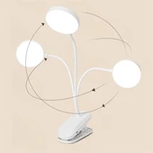 Powermaster Bl-1213 Usb'li Dokunmatik Düğmeli Üç Modlu Beyaz Işık Masa Lambası - 2