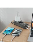 67W Hızlı Şarjlı Akıllı Çoklu Priz – 2000W Güç, 2 USB-C + 2 USB-A Çıkışlı, Telefon & Laptop Uyumlu thumbnail 3