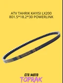 ATV Tahrik Kayışı LX200 – 801.5x18.2x30 Powerlink V Kayış Aktarma Kayışı - 1