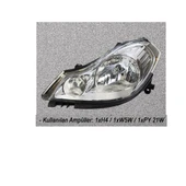 AYFAR 202284 FAR SAĞ RENAULT SYMBOL II 08> ELEKTRİKLİ MOTORLU H4 7701070631-260105157R - 1