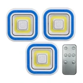 Powermaster Pm-6936 Cob Ledli Pilli Uzaktan Kumandalı Üçlü Lamba thumbnail 1