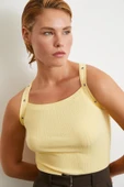 Arkası Çapraz Bağlamalı Top Sarı thumbnail 4