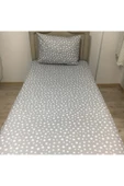 Tek Kişilik Ranforce Lastikli Çarşaf Takımı Yıldız Desenli thumbnail 2