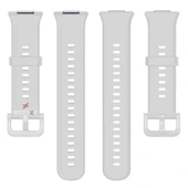 Huawei Watch Fit 2 Uyumlu PureLux Tam Uyumlu Silikon Kordon  Beyaz thumbnail 5