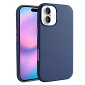 iPhone 17 Kılıf M-safe Şarj Özellikli PU Deri Görünümlü Kupra Kılıf thumbnail 1