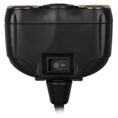 Olesson 1630 12-24v Çift Usb Girişli 120w 80cm Kablolu 2'lı Araç Çakmak Çoklayıcı - 3