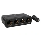 Olesson 2014 12-24v Type-c + Usb-a Girişli 120w 80cm Kablolu 4'lü Araç Çakmak Çoklayıcı thumbnail 2