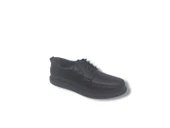 Özsoylu 267 Erkek Siyah Bağcıklı Hakiki Deri Günlük Kullanım Poli Taban ( HAFİF ) Büyük Numara Ayakkabı 45 46 47 thumbnail 4