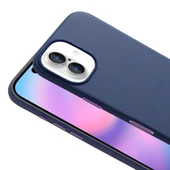 iPhone 17 Kılıf M-safe Şarj Özellikli PU Deri Görünümlü Kupra Kılıf thumbnail 8