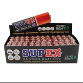 Supex R6 1.5 Volt Çinko Karbon AA Kalem Pil (60'lı Paket) thumbnail 2