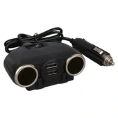 Olesson 1630 12-24v Çift Usb Girişli 120w 80cm Kablolu 2'lı Araç Çakmak Çoklayıcı - 2