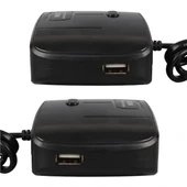 Olesson 1635 12-24v Çift Usb Girişli 100w 70 Cm Kablolu 3'lü Araç Çakmak Çoklayıcı 100x66x40mm - 3