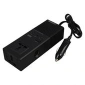 Olesson 1665 Dc 12-24v 200w Oto Araç Power İnverter Ek Çakmak Girişi - Type-c - Çift Usb - 220v Üniversal Priz - 2