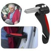 Sunup Sn-26713 Araç İniş Destek Kolu Cam Kırıcı Fener Emniyet Kemeri Kesici Çok Fonksiyonlu - 1