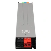 Powermaster Pm-26845 12/24/36/48 Volt 9 Amper 300 Watt Metal Kasa Kademeli Adaptör Voltaj Göstergeli 218x51x27mm - 3