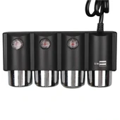 Olesson 1508 12-24v Çift Usb Girişli 120w 80cm Kablolu 3'lü Araç Çakmak Çoklayıcı - 3