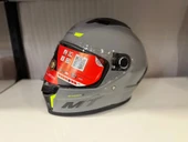 KASK MT STINGER A12 PARLAK NARDO GRİ - 1