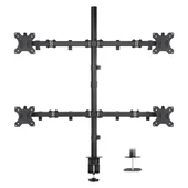 Powermaster Pm-054 13-27'' Dörtlü (Quad) Mekanik Lcd-led Gaming Monitör Tutucu Masa Stand Askı Aparatı - 2