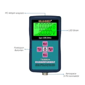 Sunkko T686H Hassas Pil İç Direnç ve Voltaj Test Cihazı 0-100V 0-100 Ohm Şarj Edilebilir Pil Ölçüm Test Cihazı - 2