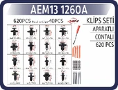 KLIPS SET APARATLI (620 ADET) - AEM-131260A - 1