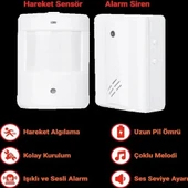 Prolly Psa584 Kablosuz Güvenlik Alarm Seti - 1