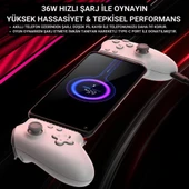 Coofbe Profesyonel Titreşimli 400Mah Type-c Girişli Mobil Oyun Kolu Joystick iOS&Android İle Uyumlu - 8