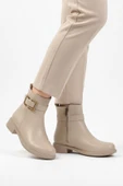 Aspor Bej Fermuarlı İçi Polarlı Kadın Topuklu Bot thumbnail 1