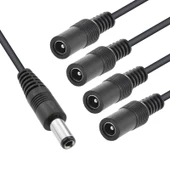 Ayt Power Erkek To 4 Dişi Power Kablo Çoklayıcı Kamera Dvr Güç Kablosu PM-7718 Güvenlik Kamerası Enerji Elektrik - 1