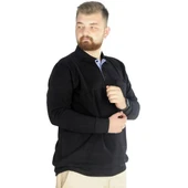 Erkek Sweat Polo Cepli Selanik Basic 20441 Siyah - 2