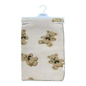 Bebitof Sevimli Ayıcıklar Desenli 90x100 cm Peluş Bebek Battaniye BBTF.TAS.95076 - 1
