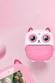Dijital Video Fotoğraf App Destekli Çocuk Kamerası Termal Resim Kağıt Baskılı Yazıcı Pembe thumbnail 3