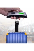 Dijital Işıklı Elektronik Askılı El Bagaj Tartısı Bavul Kantarı Seyahat Çantası 50kg thumbnail 2