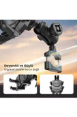 Gidon Bağlantılı Güneş Ve Yağmur Korumalı 360° Derece Ayarlanabilir Motosiklet Bisiklet Telefon Tutucu thumbnail 2